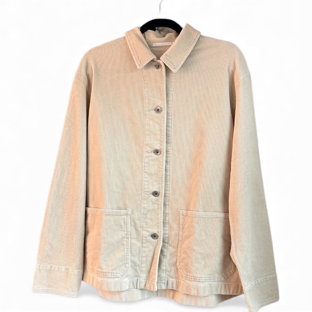 Uniqlo Corduroy Chore Coat Cream Medium